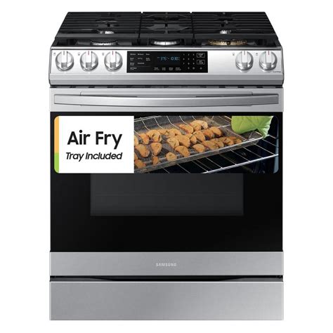 gas stove with oven and air fryer